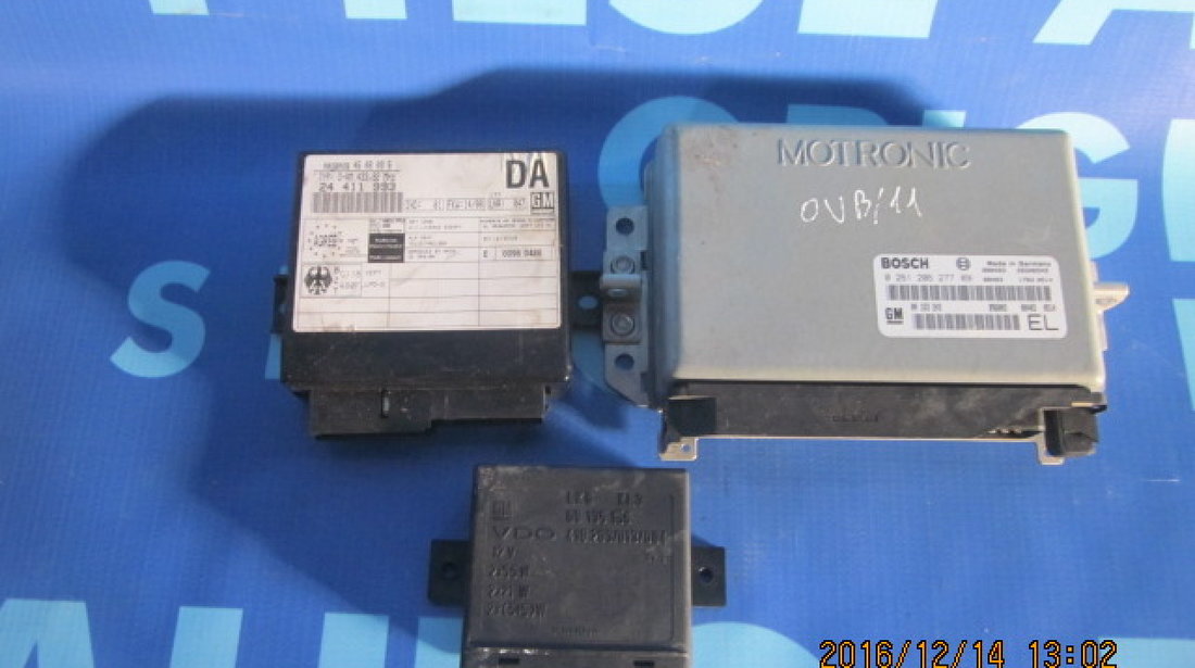 Calculator motor (incomplet) Opel Vectra B 2.5i; Bosch 09153243 (lipsa cip)