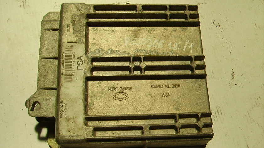 Calculator motor (incomplet) Peugeot 306 1.8i 16v; 9631774280