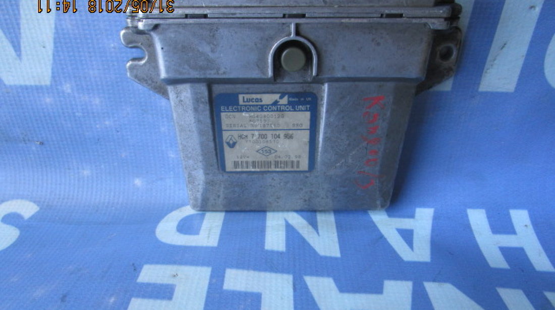 Calculator motor (incomplet) Renault Kangoo 1.9d; 7700104956