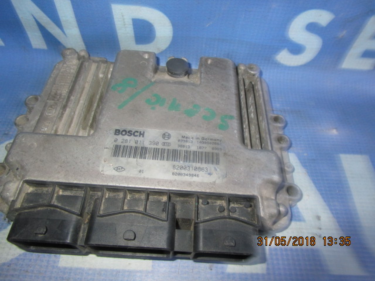 Calculator motor (incomplet) Renault Scenic 1.9dci; 8200349846