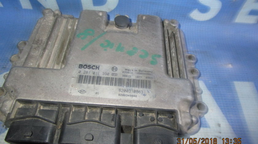 Calculator motor (incomplet) Renault Scenic 1.9dci; 8200349846