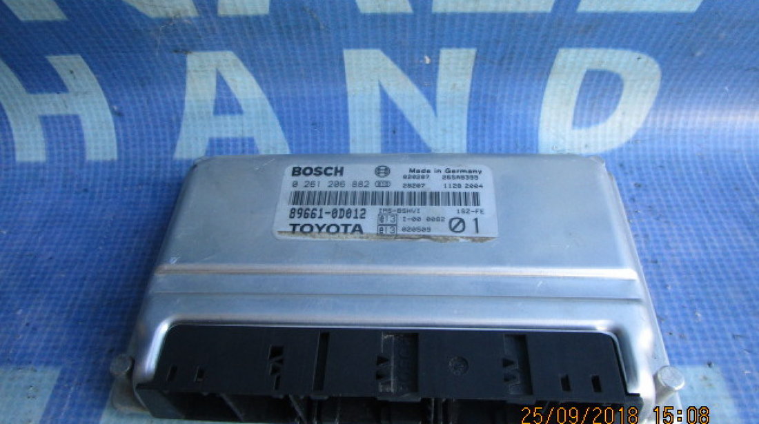 Calculator motor (incomplet) Toyota Yaris 1.0i; 89661-0D012