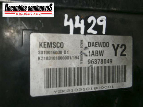 Calculator Motor KEMSCO DAEWOO TACUMA S010016030 / 96378049 Y2 / 96378049Y2S010016030 / 96378049 Y2 ...