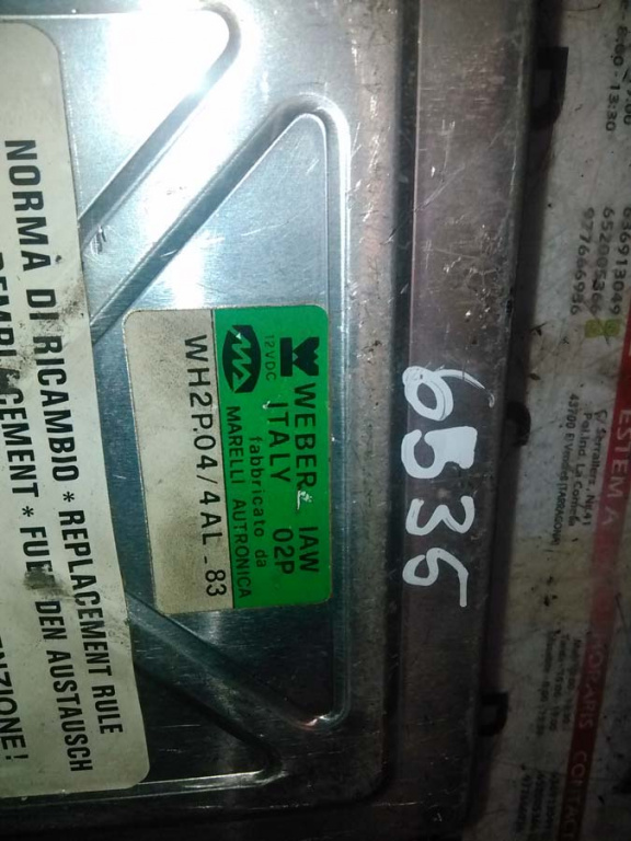 Calculator Motor LANCIA DELTA WH2P044AL83WH2P044AL83