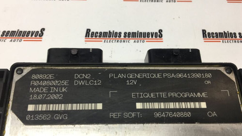 Calculator Motor LUCAS CITROEN BERLINGO R04080025E / DWLC12 / 9641390180 OR / 9641390180OR / 9647640...