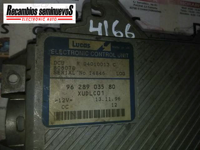 Calculator Motor LUCAS FIAT ULYSSE 96 289 035 80 / 9628903580 / R04010013C96 289 035 80 / 9628903580 / R04010013C