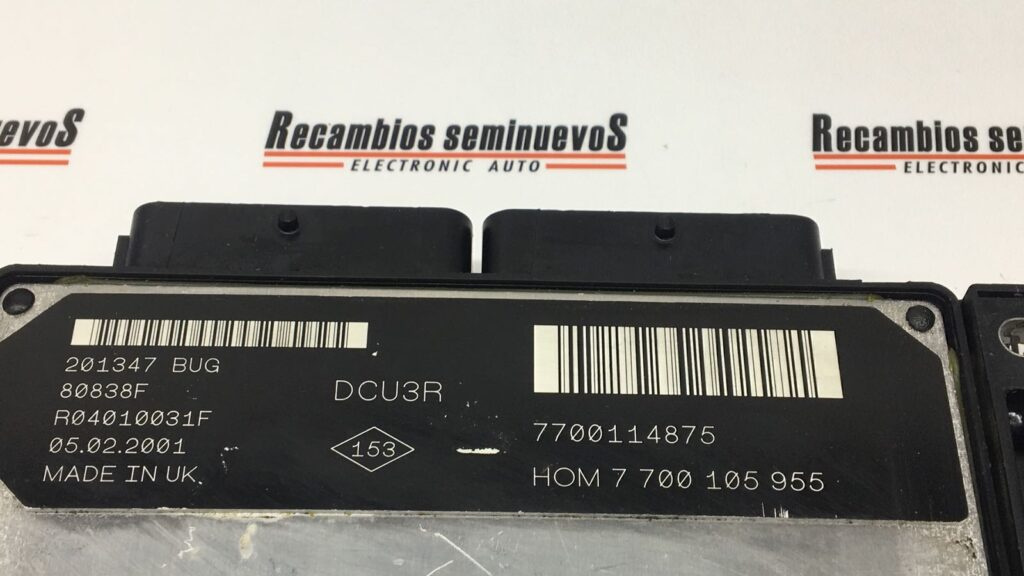 Calculator Motor LUCAS RENAULT CLIO R04010031F / DCU3R / 7700114875 / HOM 7700105955 / HOM7700105955R04010031F / DCU3R / 7700114875 / HOM 7700105955 / HOM7700105955
