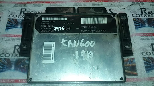 Calculator Motor LUCAS RENAULT KANGOO R04010034A / DCU3R / 7700115803 / HOM 7700115802 / HOM77001158...