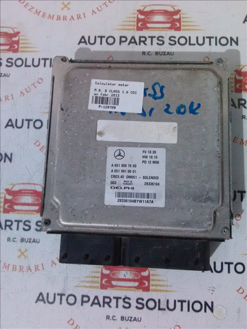 Calculator motor M.B. B CLASS 1.8 CDI an fabr.2013