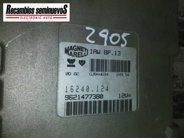 Calculator Motor MAGNETI MARELLI CITROEN XANTIA 96 214 773 80 / 9621477380 / 16240.124 / 16240 124 / 16240124 / IAW8P.13 / IAW8P 13 / IAW8P1396 214 773 80 / 9621477380 / 16240.124 / 16240 124 / 16240124 / IAW8P.13 / IAW8P 13 / IAW8P13