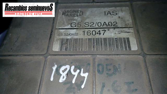 Calculator Motor MAGNETI MARELLI CITROEN ZX G5S20A02 16047 / G5S20A0216047 / G5S2 0A02 / G5S20A02G5S20A02 16047 / G5S20A0216047 / G5S2 0A02 / G5S20A02