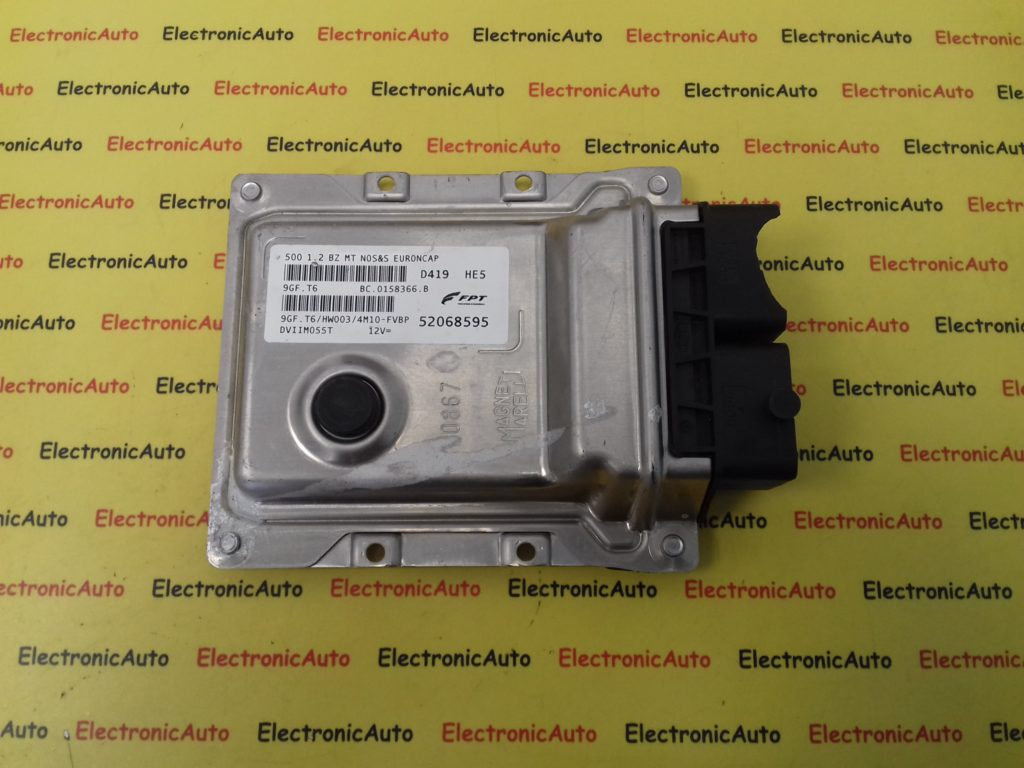 Calculator Motor MAGNETI MARELLI FIAT 500 52068595 / DVIIM055T / BC 0158366 B / BC0158366B / HW00352068595 / DVIIM055T / BC 0158366 B / BC0158366B / HW003