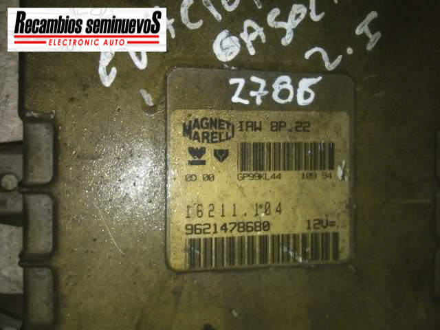 Calculator Motor MAGNETI MARELLI FIAT FIAT -CUALQUIER MODELO- 9621478680 / 16211.104 / 16211 104 / 162111049621478680 / 16211.104 / 16211 104 / 16211104