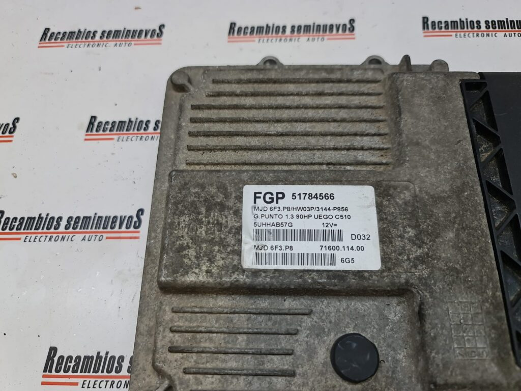 Calculator Motor MAGNETI MARELLI FIAT GRANDE PUNTO 71600 114 00 / 7160011400 / 51784566 / MJD 6F3 P8 / MJD6F3P8 / HW03P71600 114 00 / 7160011400 / 51784566 / MJD 6F3 P8 / MJD6F3P8 / HW03P
