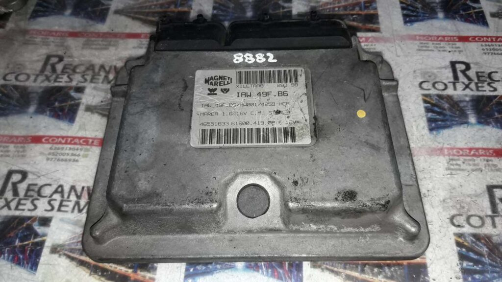 Calculator Motor MAGNETI MARELLI FIAT MAREA 46551833 / 61600.419.02 F / 61600 419 02 F / 6160041902F / IAW 49F.B6 / IAW 49F B6 / IAW49FB646551833 / 61600.419.02 F / 61600 419 02 F / 6160041902F / IAW 49F.B6 / IAW 49F B6 / IAW49FB6