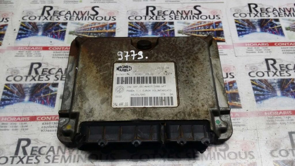 Calculator Motor MAGNETI MARELLI FIAT PANDA 61601.125.02 / 61601 125 02 / 6160112502 / 51793113 / IAW 4AF SS / IAW4AFSS61601.125.02 / 61601 125 02 / 6160112502 / 51793113 / IAW 4AF SS / IAW4AFSS