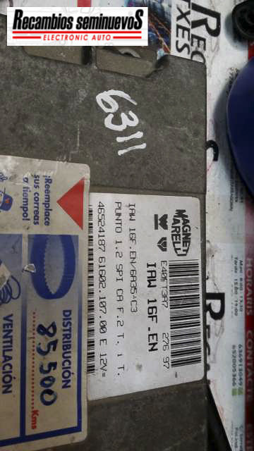 Calculator Motor MAGNETI MARELLI FIAT PUNTO 46524187 / IAW16FEN / 61602.107.00 / 61602 107 00 / 6160...