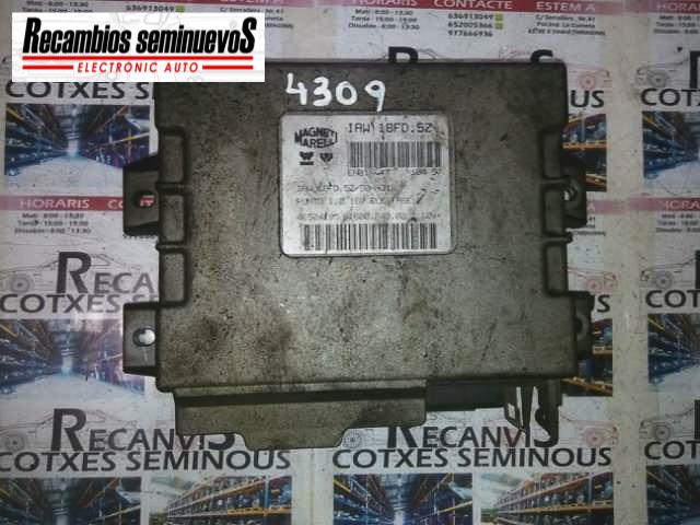 Calculator Motor MAGNETI MARELLI FIAT PUNTO 6160024902 Z / 6160024902Z / IAW 18FD.5Z / IAW 18FD 5Z / IAW18FD5Z / 465241956160024902 Z / 6160024902Z / IAW 18FD.5Z / IAW 18FD 5Z / IAW18FD5Z / 46524195