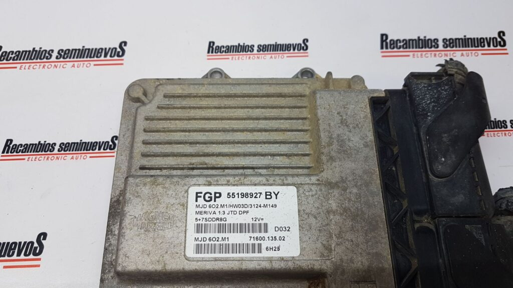 Calculator Motor MAGNETI MARELLI OPEL MERIVA 71600.135.02 / 71600 135 02 / 7160013502 / 55198927 BY / 55198927BY / MJD 6O2 M1 / MJD6O2M1 / HW03D71600.135.02 / 71600 135 02 / 7160013502 / 55198927 BY / 55198927BY / MJD 6O2 M1 / MJD6O2M1 / HW03D