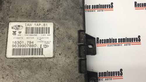 Calculator Motor MAGNETI MARELLI PEUGEOT 205 96 399 078 80 E / 9639907880E / 16301.794 / 16301 794 /...