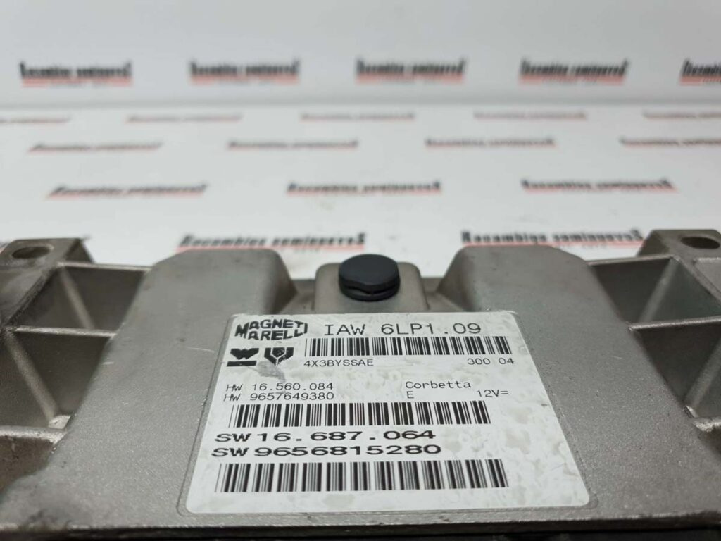 Calculator Motor MAGNETI MARELLI PEUGEOT 206 16 560 084 / 16560084 / 9657649380 / 16 687 064 / 16687064 / 9656815280 / IAW6LP10916 560 084 / 16560084 / 9657649380 / 16 687 064 / 16687064 / 9656815280 / IAW6LP109