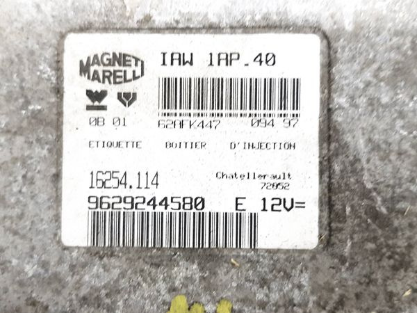 Calculator Motor MAGNETI MARELLI PEUGEOT 306 9629244580 / 16254114 / IAW 1AP.40 / IAW 1AP 40 / IAW1AP409629244580 / 16254114 / IAW 1AP.40 / IAW 1AP 40 / IAW1AP40