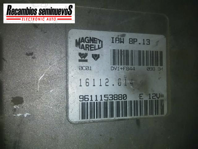 Calculator Motor MAGNETI MARELLI PEUGEOT 405 9611153880 E / 9611153880E / 16112.014 / 16112 014 / 16112014 / IAW 8P.13 / IAW 8P 13 / IAW8P139611153880 E / 9611153880E / 16112.014 / 16112 014 / 16112014 / IAW 8P.13 / IAW 8P 13 / IAW8P13