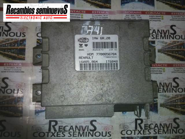 Calculator Motor MAGNETI MARELLI RENAULT TWINGO HOM 7700856784 / HOM7700856784 / IAW 6R 20 / IAW6R20 / 7700865816 / 16085 064 / 16085064HOM 7700856784 / HOM7700856784 / IAW 6R 20 / IAW6R20 / 7700865816 / 16085 064 / 16085064