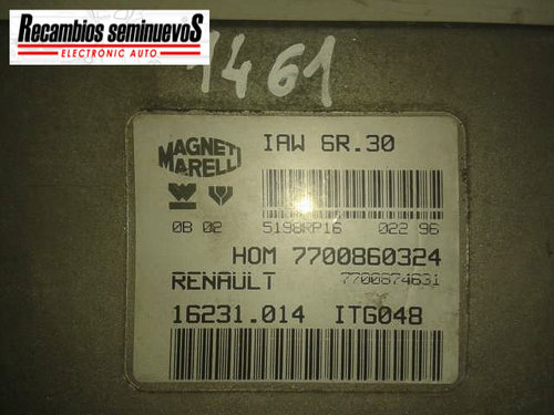 Calculator Motor MAGNETI MARELLI RENAULT TWINGO HOM 7700860324 / HOM7700860324 / 7700874630 / IAW 6R...