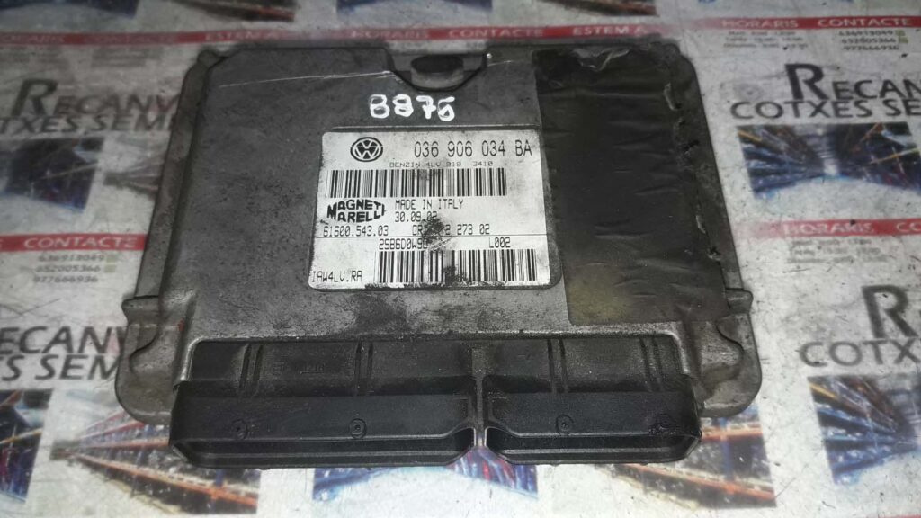 Calculator Motor MAGNETI MARELLI SEAT AROSA 036 906 034 BA / 036906034BA / 61600.543.03 / 61600 543 03 / 6160054303036 906 034 BA / 036906034BA / 61600.543.03 / 61600 543 03 / 6160054303