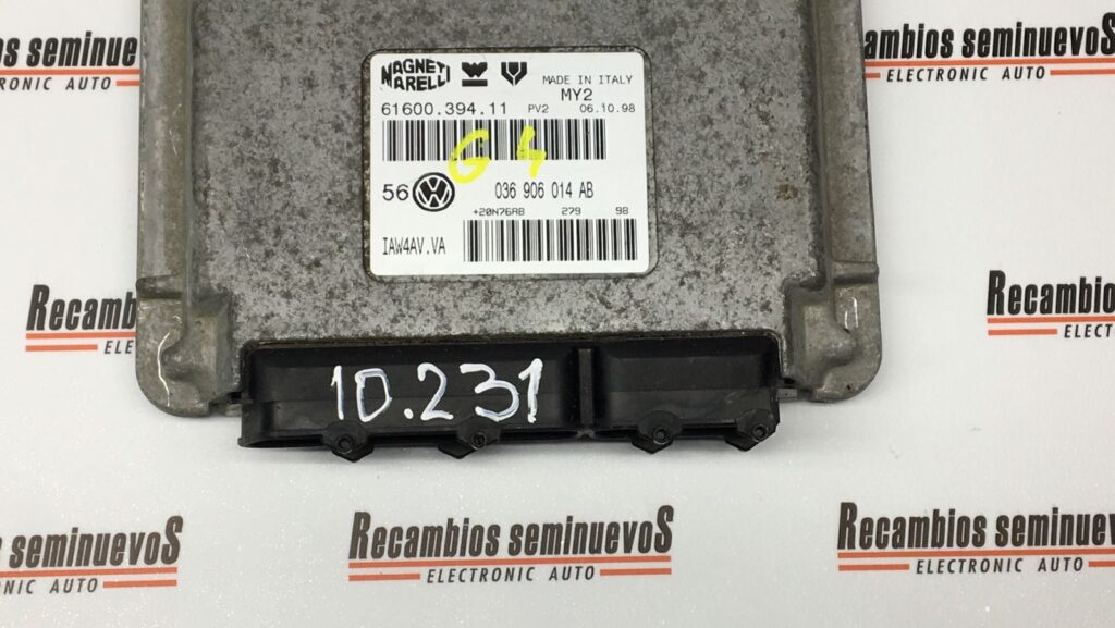 Calculator Motor MAGNETI MARELLI VOLKSWAGEN GOLF 4 61600 394 11 / 6160039411 / 036 906 014 AB / 036906014AB / IAW4AV VA / IAW4AVVA61600 394 11 / 6160039411 / 036 906 014 AB / 036906014AB / IAW4AV VA / IAW4AVVA