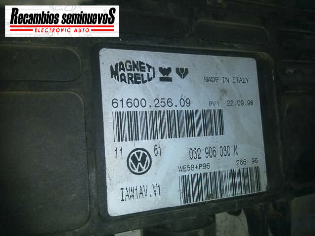 Calculator Motor MAGNETI MARELLI VOLKSWAGEN GOLF 3 61600.256.09 / 61600 256 09 / 6160025609 / 032 906 030 N / 032906030N / IAW1AV.V1 / IAW1AV V1 / IAW1AVV161600.256.09 / 61600 256 09 / 6160025609 / 032 906 030 N / 032906030N / IAW1AV.V1 / IAW1AV V1 /