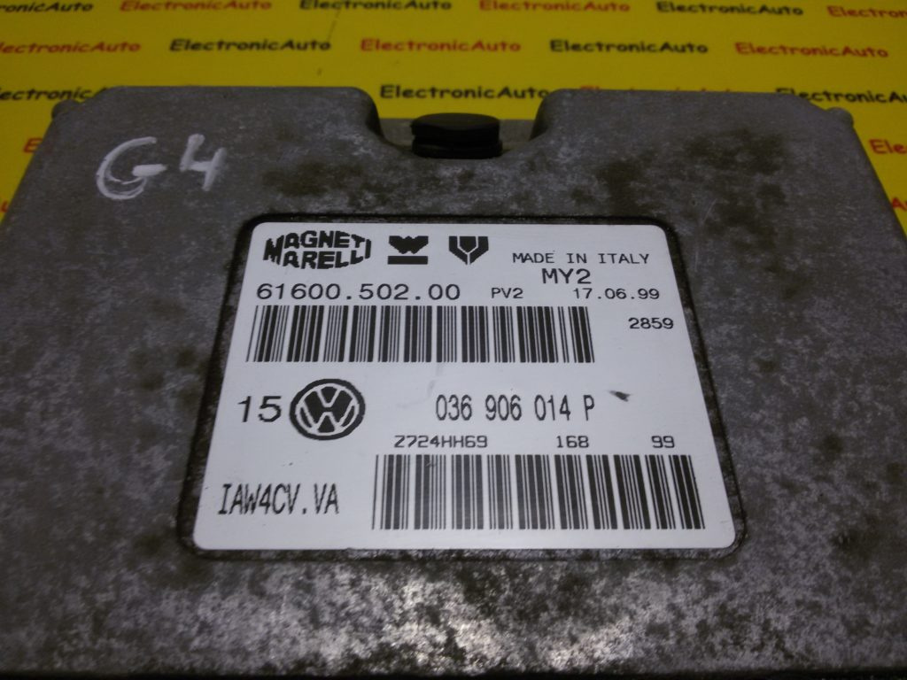 Calculator Motor MAGNETI MARELLI VOLKSWAGEN GOLF 4 6160050200 / IAW4CV VA / IAW4CVVA / 036 906 014 P / 036906014P6160050200 / IAW4CV VA / IAW4CVVA / 036 906 014 P / 036906014P