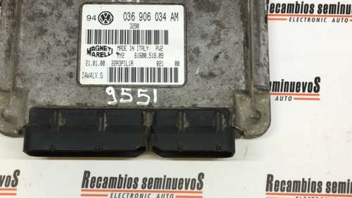 Calculator Motor MAGNETI MARELLI VOLKSWAGEN LUPO 036 906 034 AM / 036906034AM / 61600.518.09 / 61600...