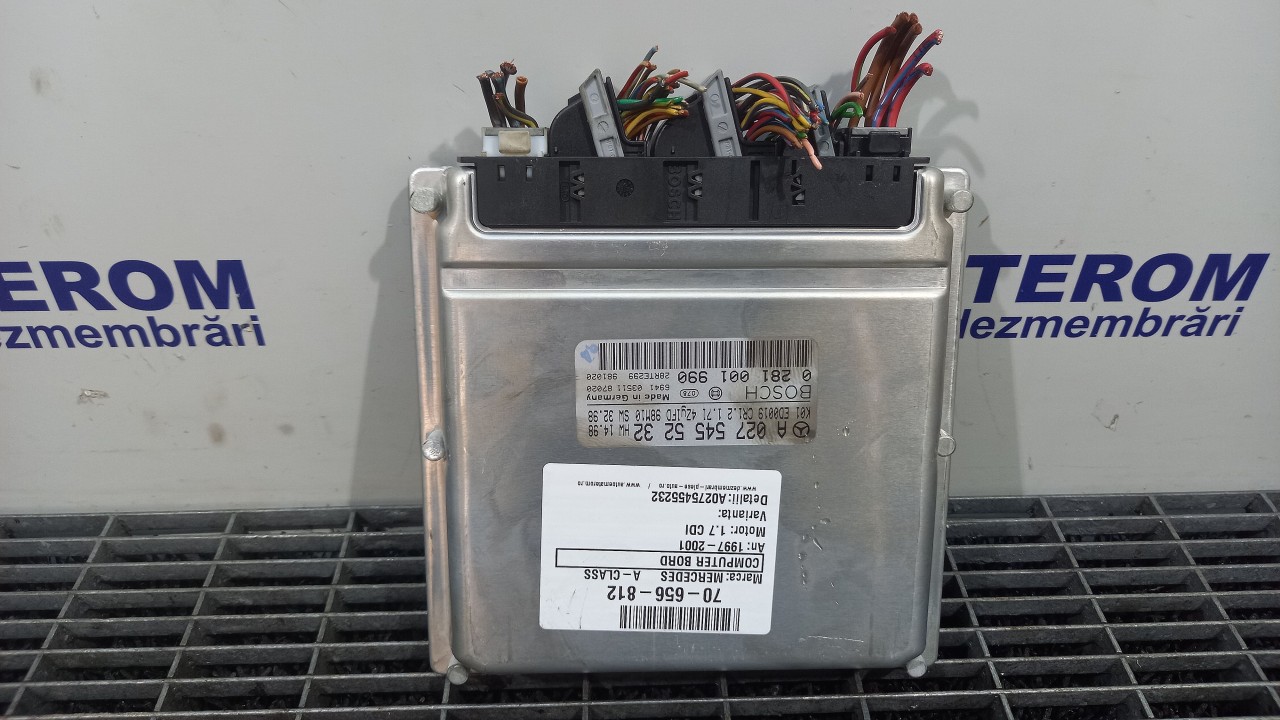 CALCULATOR MOTOR MERCEDES A-CLASS A-CLASS 1.7 CDI - (1997 2001)