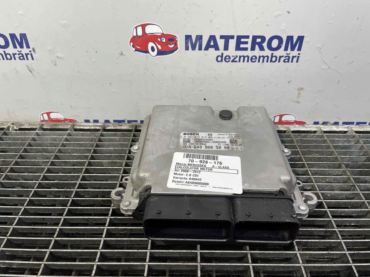 CALCULATOR MOTOR MERCEDES A-CLASS A-CLASS 2.0 CDI - (2008 2012)
