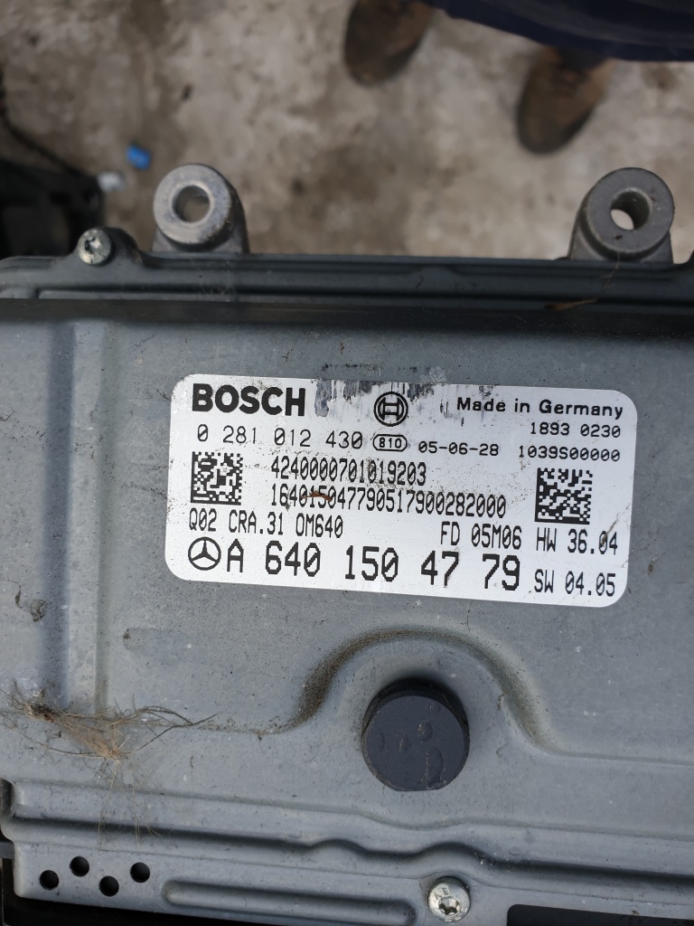 Calculator Motor Mercedes A Class A160cdi Automatic w169 cod A6401504779