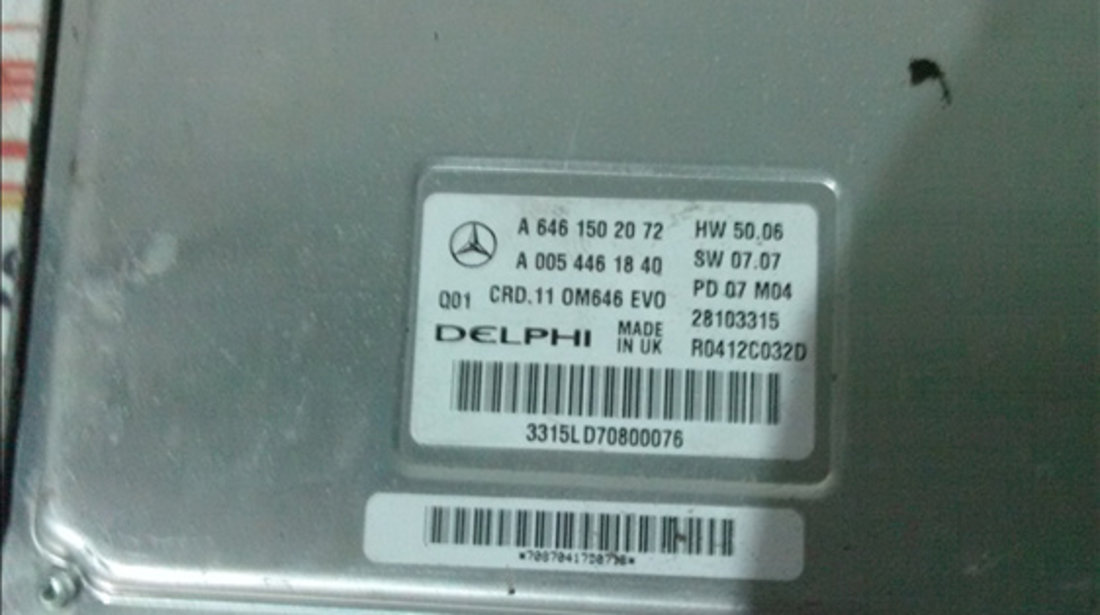 Calculator motor MERCEDES BENZ C CLASS (W204)