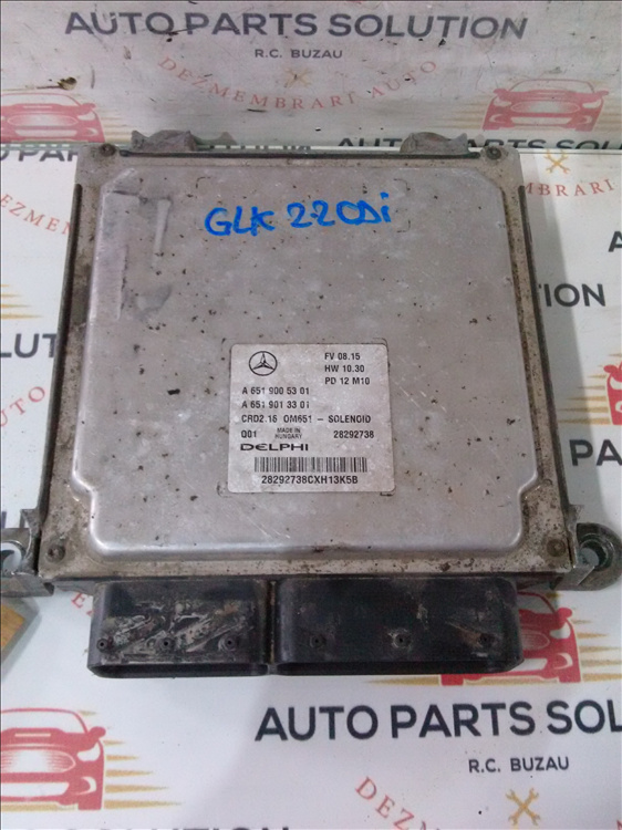 Calculator motor MERCEDES-BENZ GLK 2.2 CDI an fabr. 2011