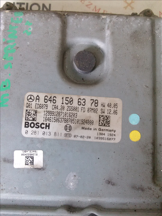 Calculator motor MERCEDES-BENZ SPRINTER 2.2 CDI an fabr. 2009