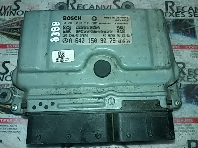 Calculator Motor MERCEDES-BENZ W169, 0281013519, A6401509079 CRA43,