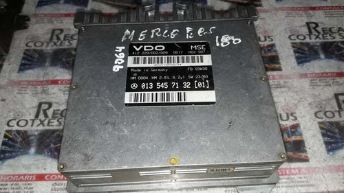 Calculator Motor MERCEDES-BENZ W202 013 545 71 32 / 0135457132 / 412.229/002/009 / 412 229 002 009 /...