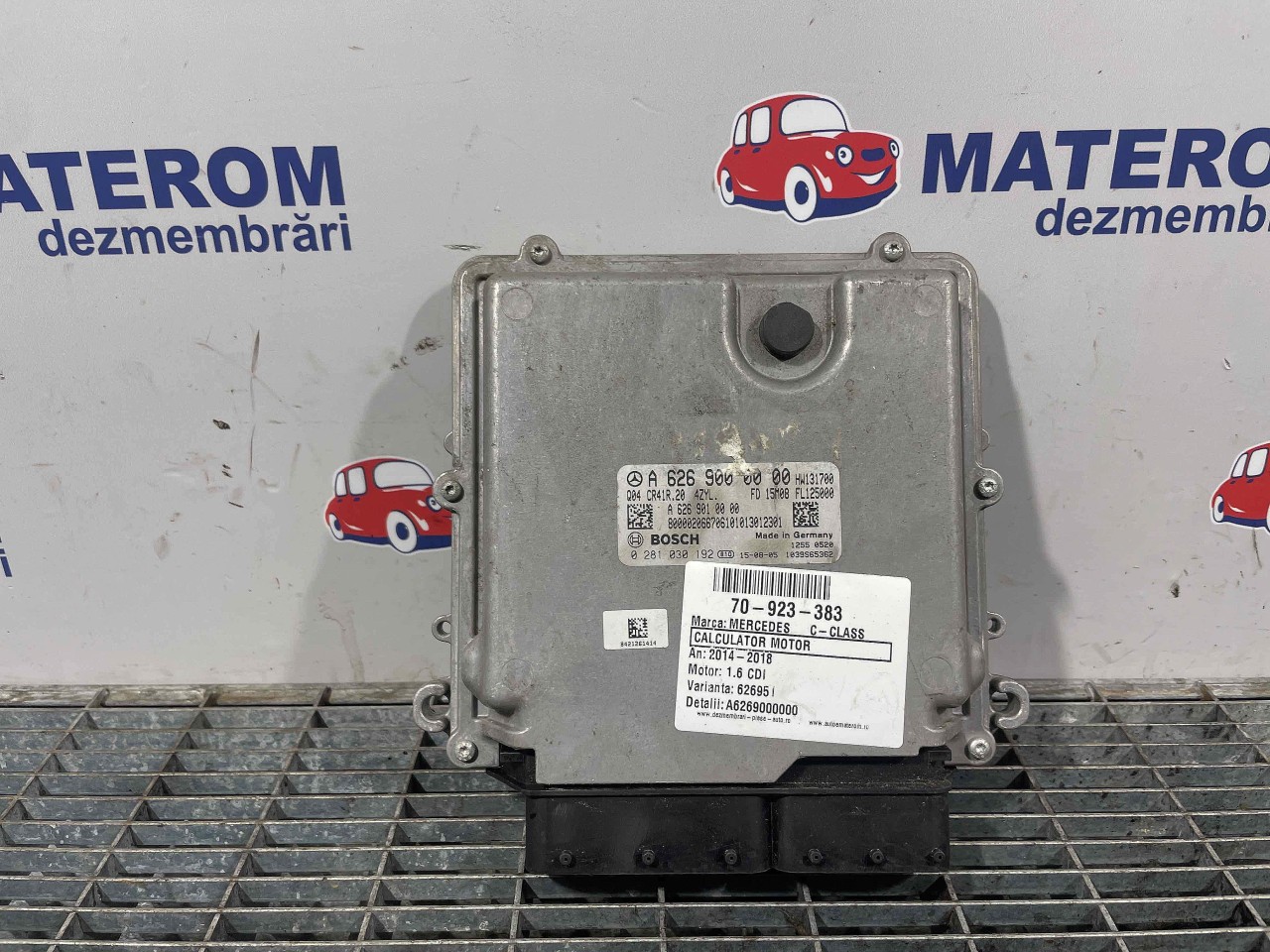 CALCULATOR MOTOR MERCEDES C-CLASS 1.6 CDI - (2014 2018)