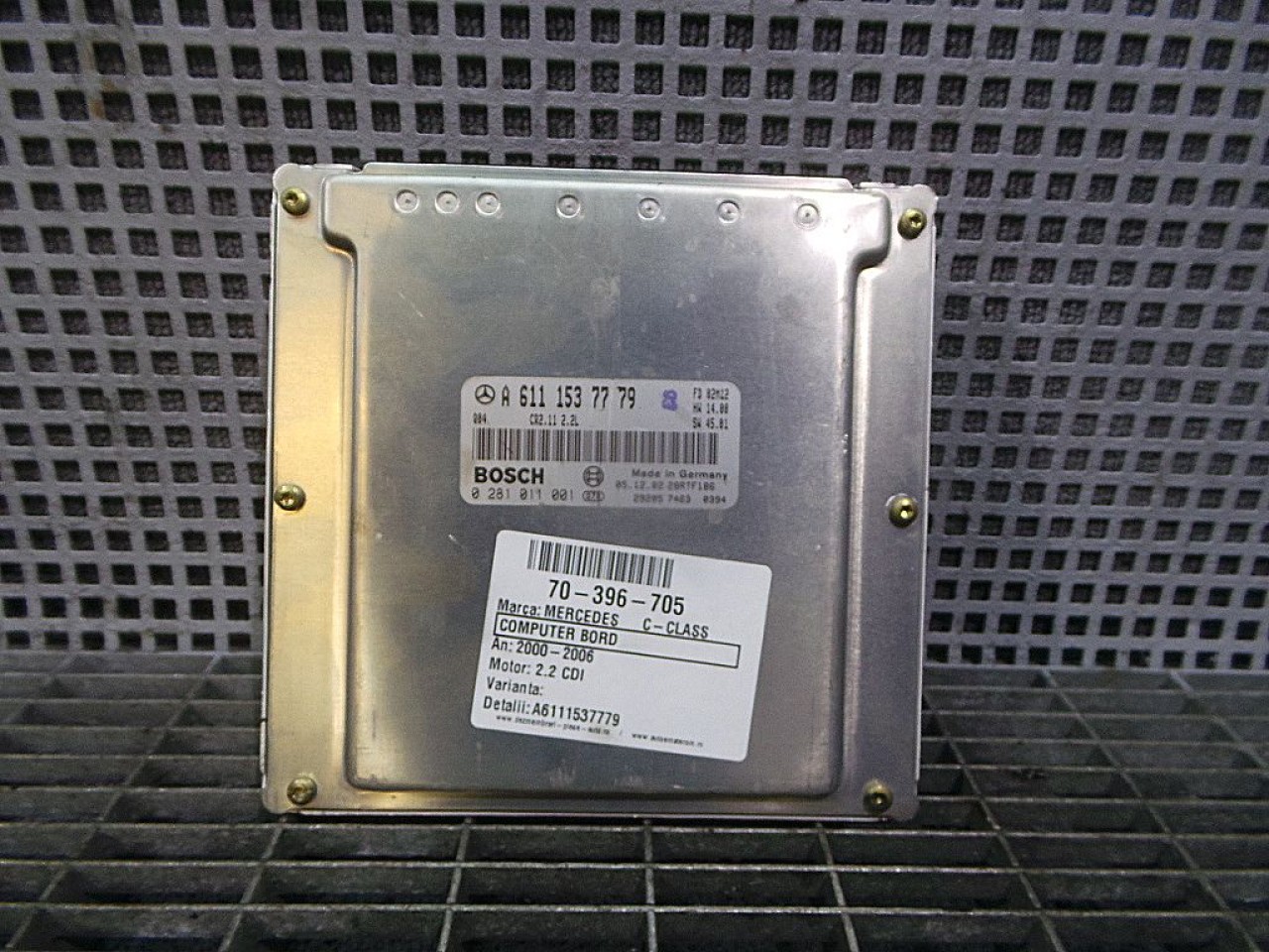 CALCULATOR MOTOR MERCEDES C-CLASS 2.2 CDI - (2000 2007)