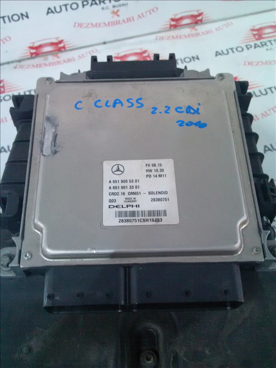 Calculator motor MERCEDES C CLASS 2.2 CDI an fabr. 2010