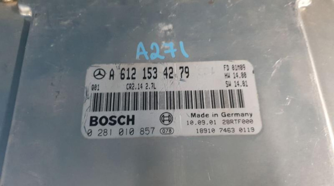 Calculator motor Mercedes C-Class (2001-2007) [W203] 0281010857