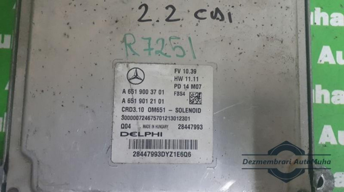 Calculator motor Mercedes C-Class (2007->) [W204] a6519003701