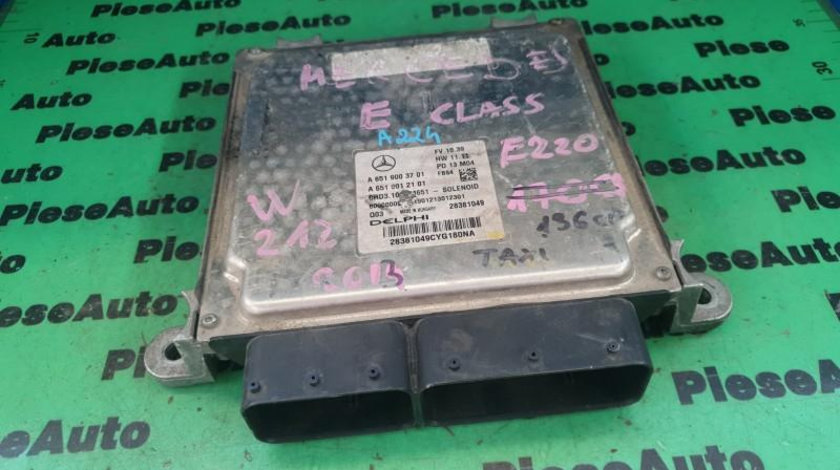 Calculator motor Mercedes C-Class (2007->) [W204] a6519003701