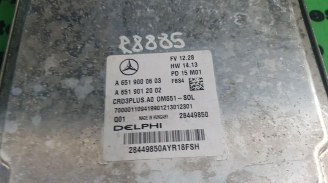 Calculator motor Mercedes C-Class (2015->) [W205] a6519000603