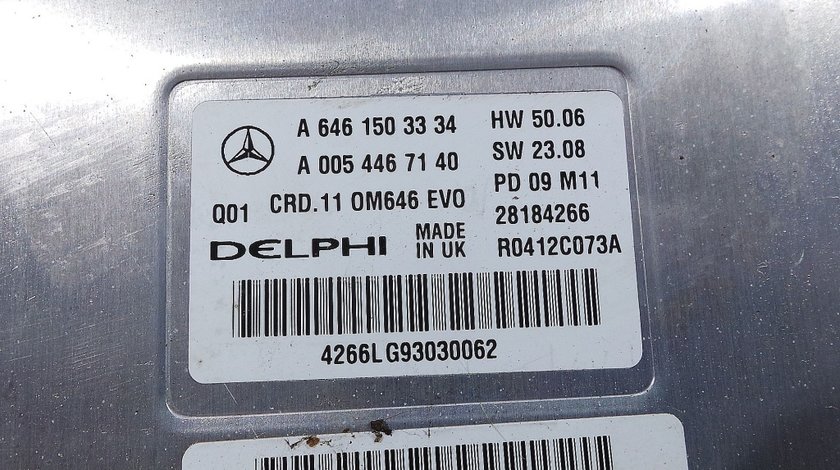 Calculator motor Mercedes C Class W204 cod: A6461503334